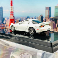 HOBBY JAPAN 1/64 Mazda RX-7 (FD3S) SPIRIT R TYPE A With Engine Display Model White HJ642007DW