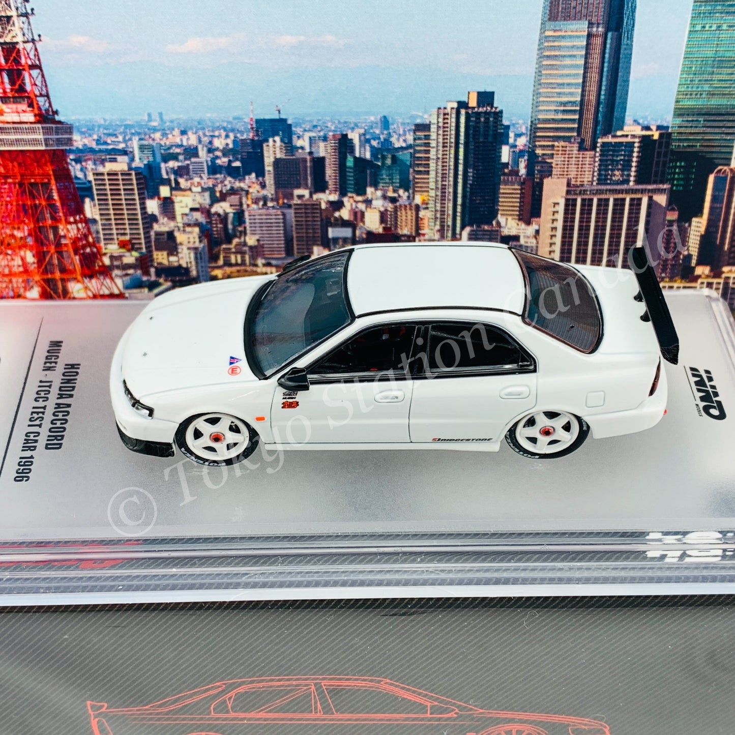 INNO64 HONDA ACCORD "MUGEN TEST CAR" JTCC 1996 IN64-CD6-WH96