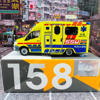TINY 微影 158 Mercedes-Benz Sprinter FL HKFSD Ambulance SSU 消防處救護車 (A459)ATC65077