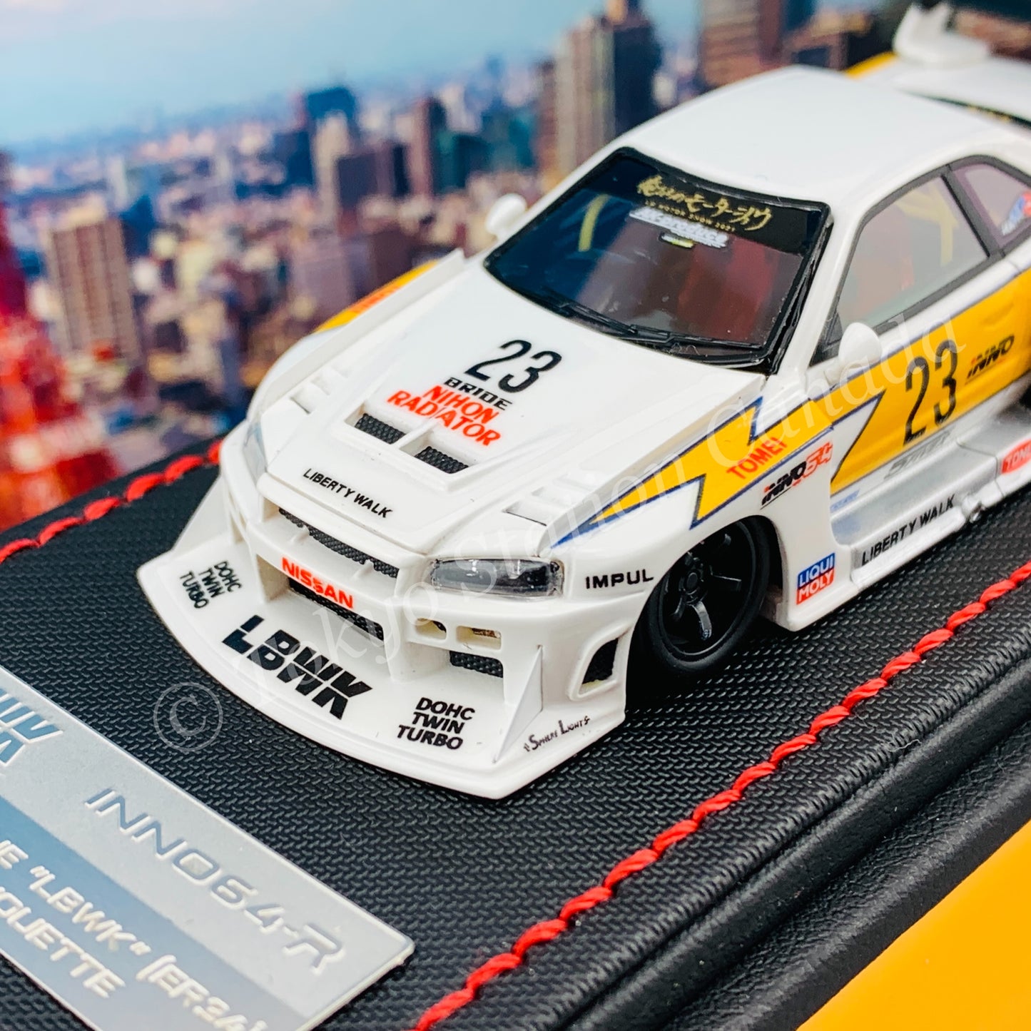 INNO64-R 1/64 RESIN NISSAN SKYLINE "LBWK" (ER34) SUPER SILHOUETTE  RETRO LIVERY IN64R-R34-LBSS