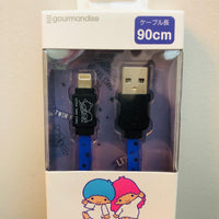 Little Twin Stars Sync & Power Cable for USB to Lightning by gourmandise SAN-793TS