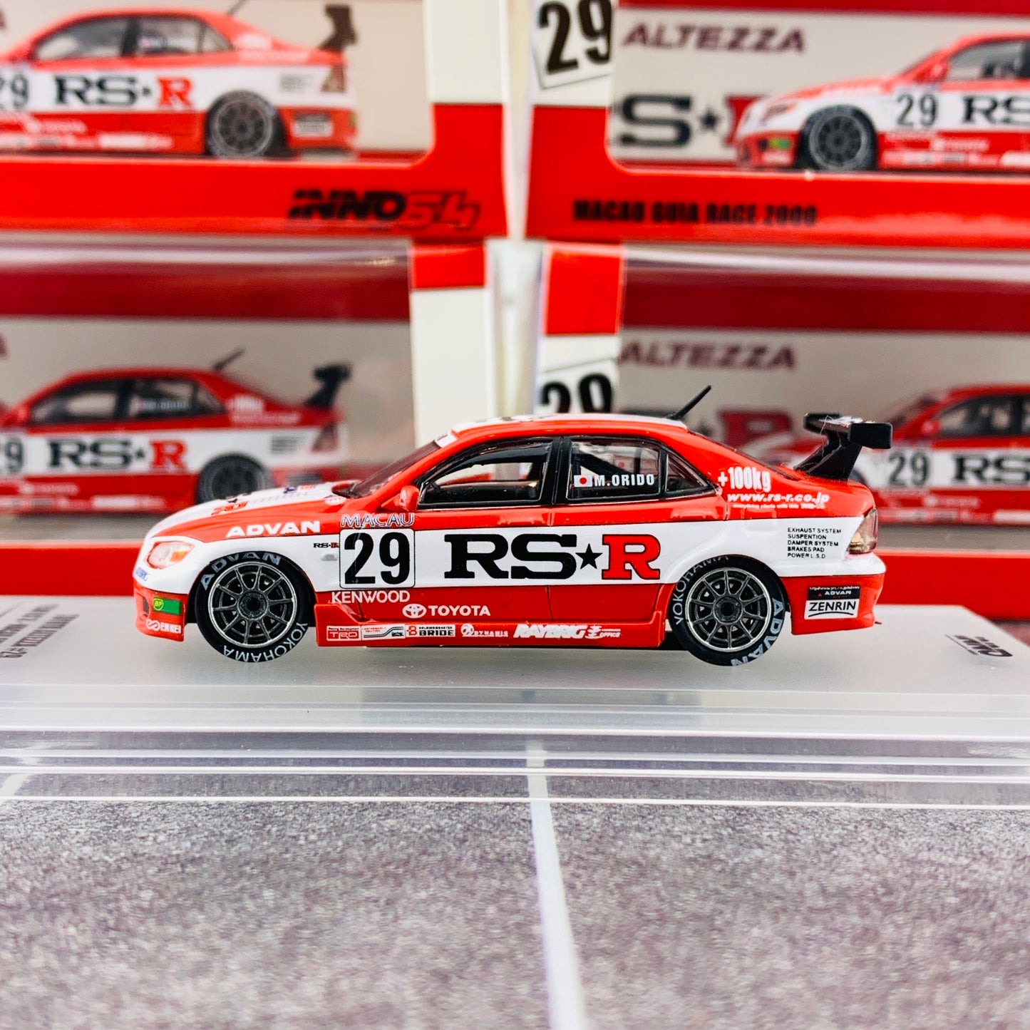 INNO64 TOYOTA ALTEZZA #29 "TEAM RS*R" Macau Guia Race 2000 IN64-RS200-RSRMGP