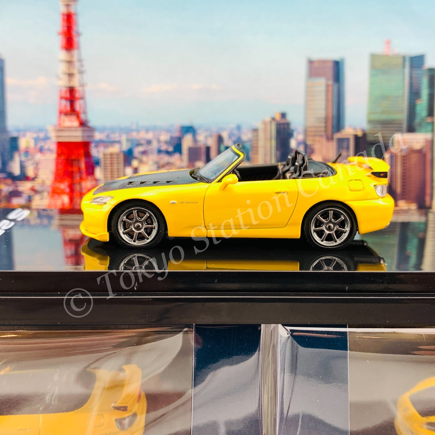 HOBBY JAPAN 1/64 Mugen S2000 Yellow HJ641020MY
