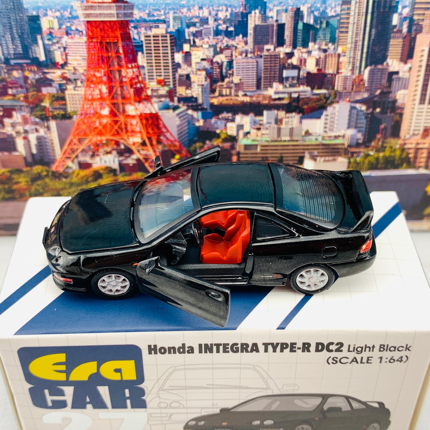 ERA CAR 27 1/64 Honda Integra Type-R DC2 Light Black HA20DC2RN27