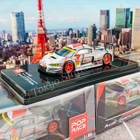 POPRACE 1/64 Audi R8 LMS Super GT 2019 Series #21 Audi Team Hitosuyama PR64-R8LMS-19SGT21