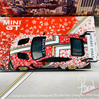 MINI GT 1/64 Bentley Continental GT3 Christmas Edition 2020 (RHD) MGT00188-R