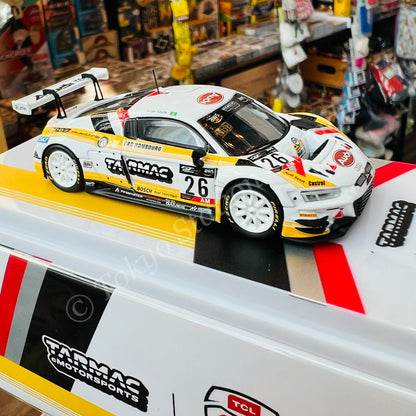 TARMAC WORKS 1/64 HOBBY64 Audi R8 LMS 2019 GT World Challenge Asia Esports Championship 2020 Tarmac eMotorsports Filipe Souza T64-043-SOUZA