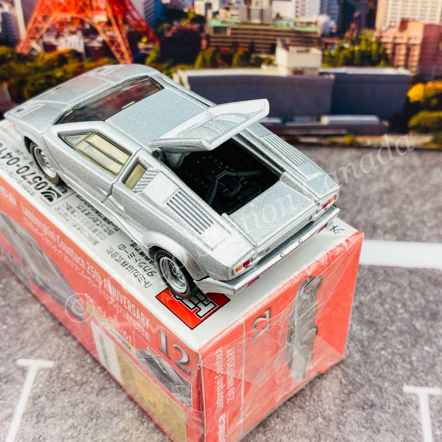 Tomica Premium 12 Lamborghini Countach 25th Anniversary (Tomica Premium Release Commemorative Specificationトミカプレミアム発売記念仕様)