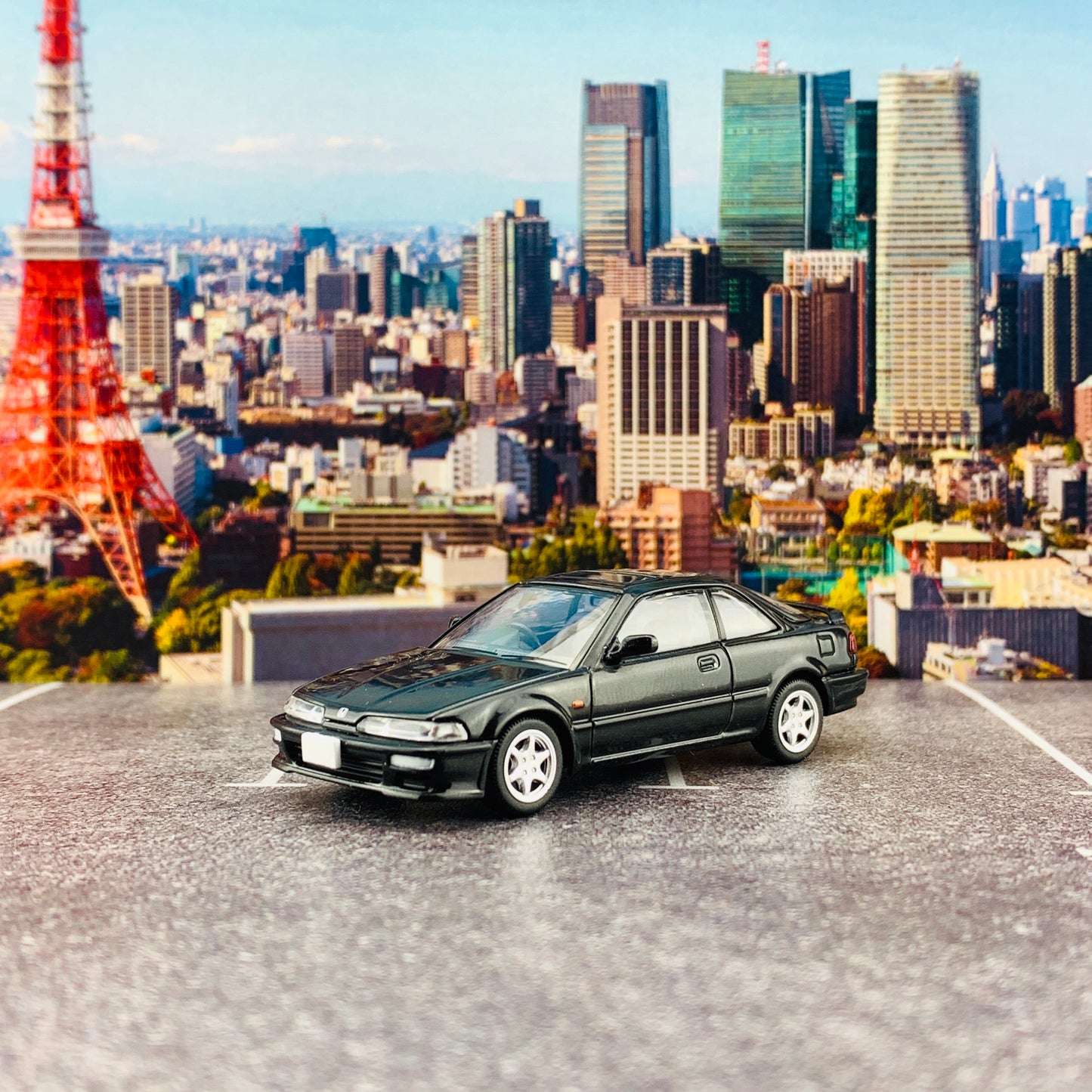 Tomytec Tomica Limited Vintage Neo 1/64 LV-N197b Honda Integra 3 Door Coupe Xsi Black (1991)