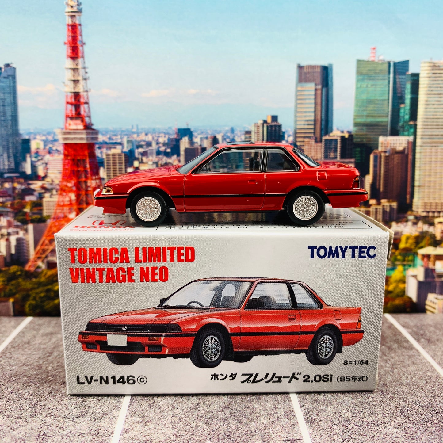 Tomytec Tomica Limited Vintage Neo 1/64 Honda Prelude 2.0Si 1985 LV-N146c