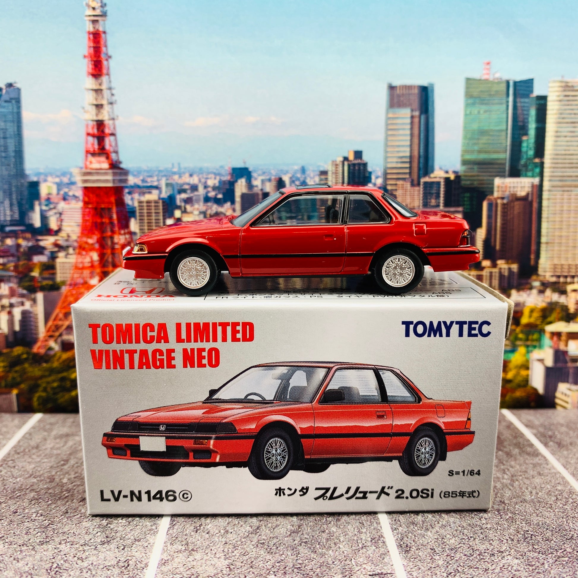 Tomytec Tomica Limited Vintage Neo 1/64 Honda Prelude 2.0Si 1985 LV-N146c