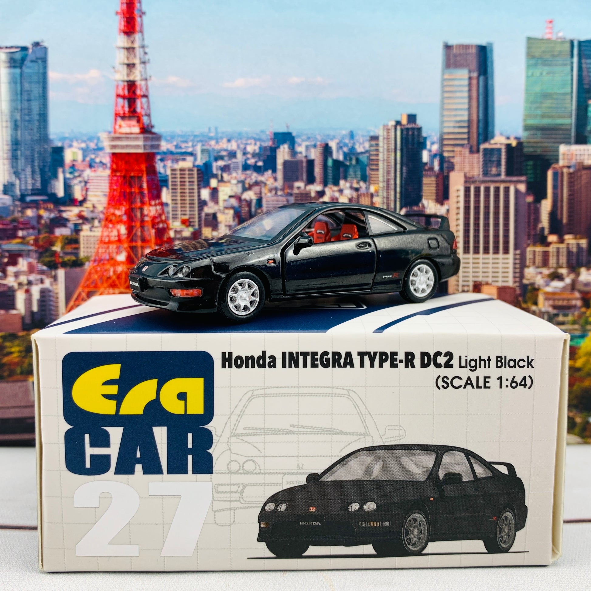 ERA CAR 27 1/64 Honda Integra Type-R DC2 Light Black HA20DC2RN27