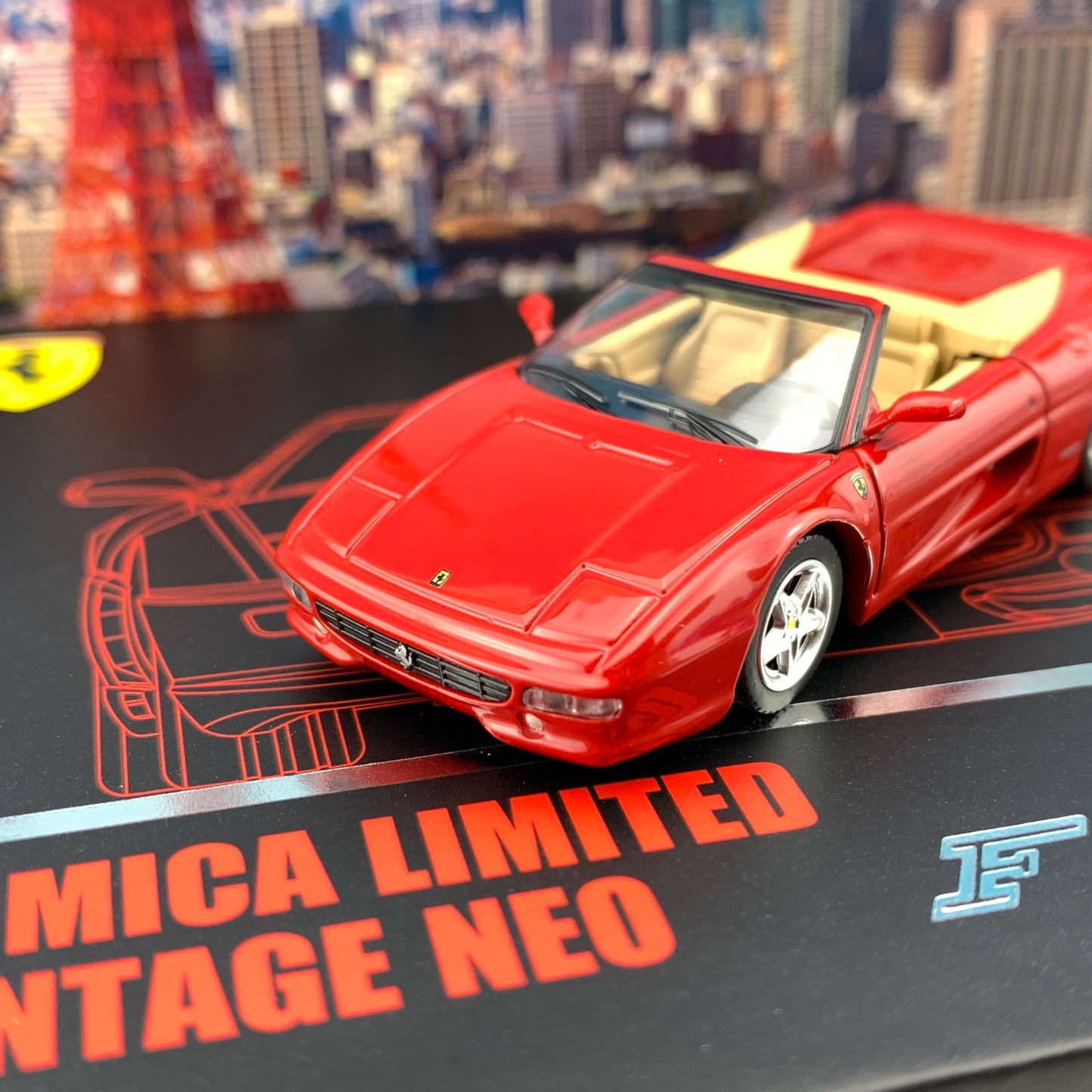 Tomytec Tomica Limited Vintage Neo 1/64 Ferrari F355 Spider (RED)