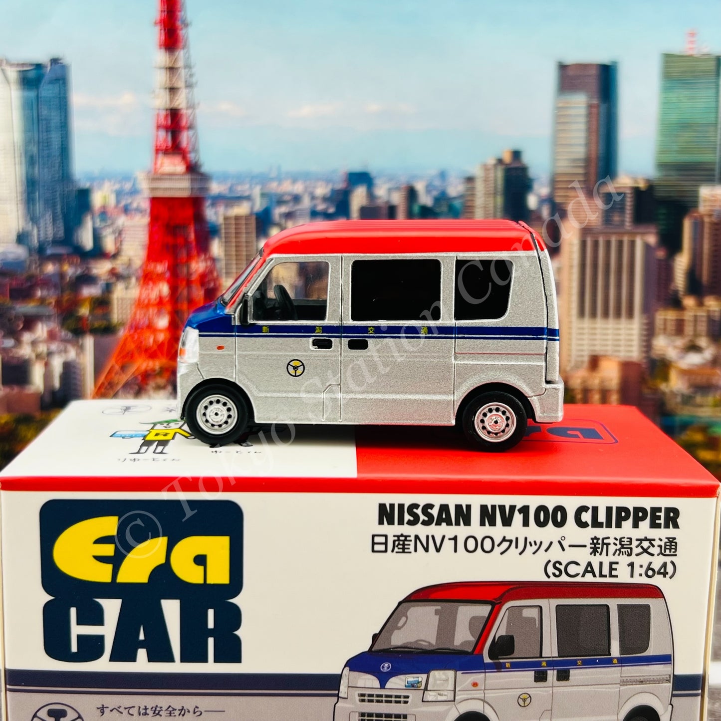 ERA CAR 1/64 NISSAN NV100 CLIPPER Niigata Kotsu (4897099931768)