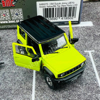 BM CREATIONS 1/64 Suzuki Jimny (JB74) Kinetic Yellow w/ Black Top with New Parts LHD 64B0270