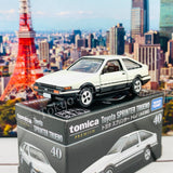 Tomica Premium 40 Toyota Sprinter Trueno AE86 WHITE 4904810162070