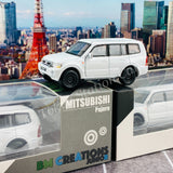 BM CREATIONS JUNIOR 1/64 Mitsubishi Pajero 3rd Generation 2003 WHITE LHD 64B0039