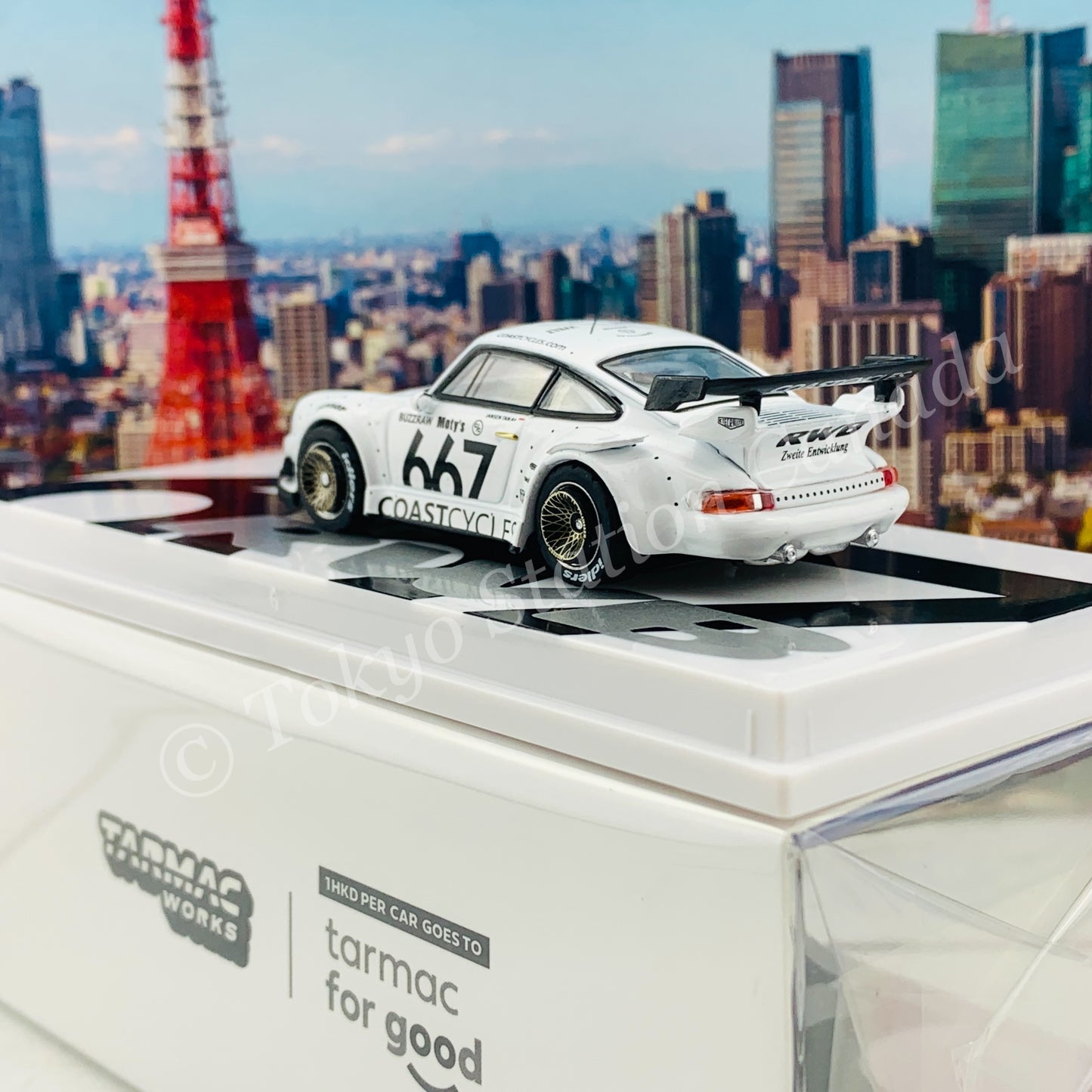 Tarmac Works 1/64 RWB 930 Coastcycles T64-015-CC