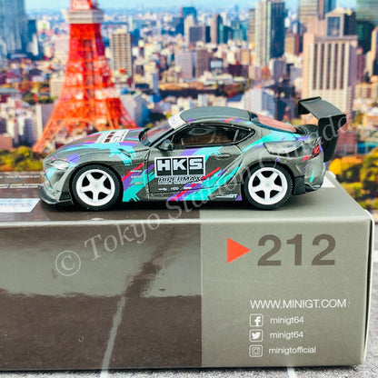 MINI GT 1/64 HKS Toyota GR Supra 2019 SEMA Presentation LHD MGT00212-L