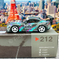 MINI GT 1/64 HKS Toyota GR Supra 2019 SEMA Presentation LHD