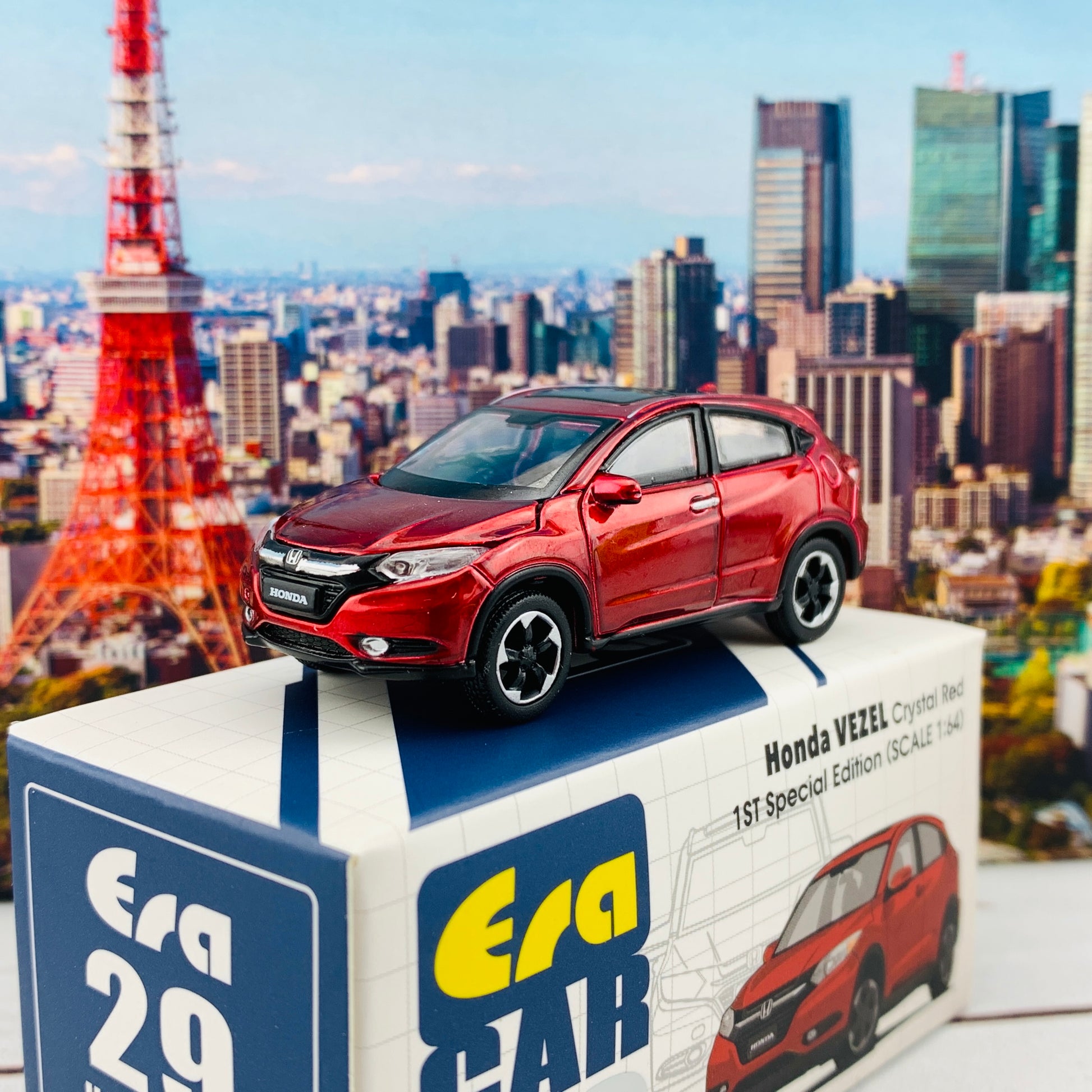 ERA CAR 29 1/64 Honda VEZEL Crystal Red 1ST Special Edition HA20VERF29