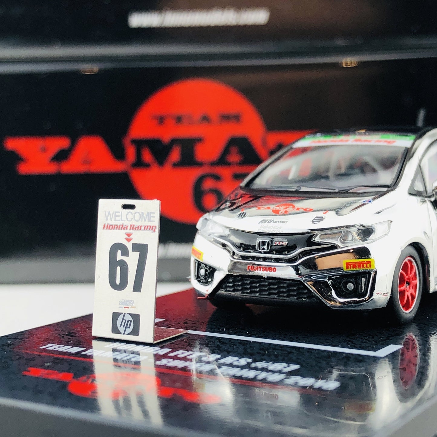 INNO64 HONDA FIT 3 RS #67 Team Yamato - Super Taikyu 2018 CARLOVERDIECAST Special Edition IN64-GK5-YA67