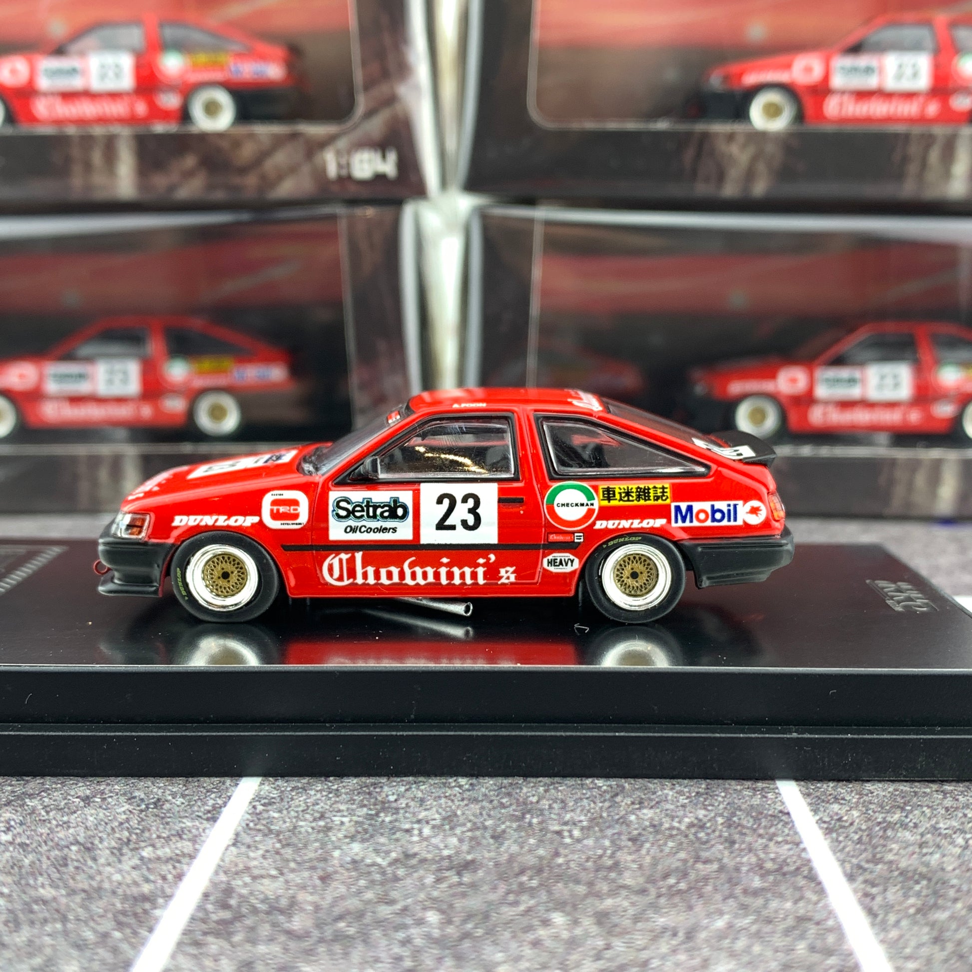 INNO64 x POPRACE Toyota Corolla Levin macau Guia Race 1994 #23 PR64-86-84M23