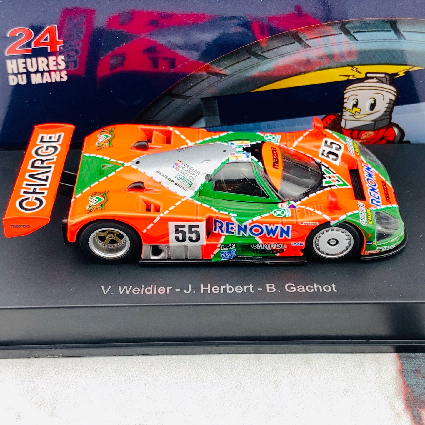 Sparky 1/64 Mazda 787B #55 Winner Le Mans 1991 V. Weidler - J. Herbert - B. Gachot Y150