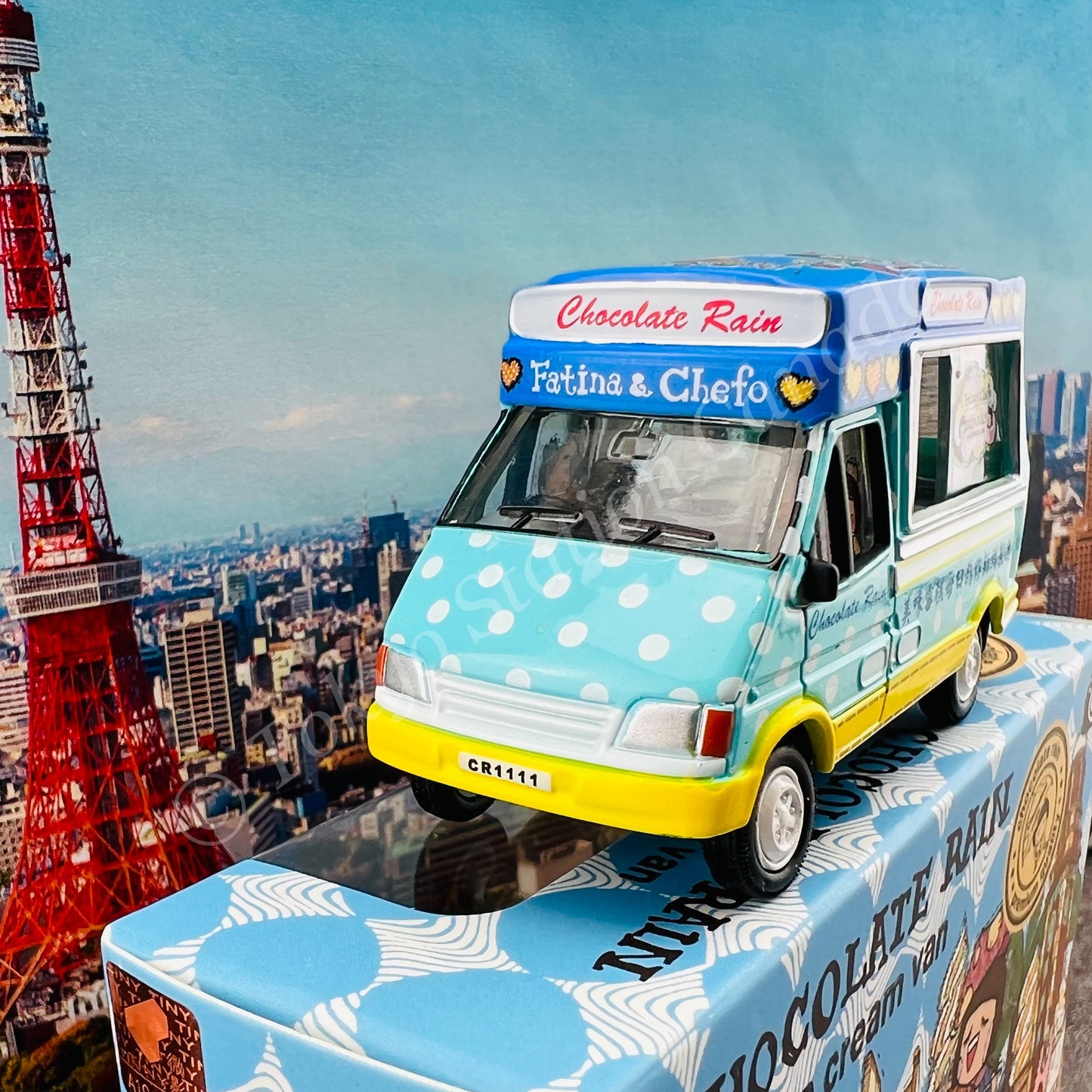 TINY 微影 Chocolate Rain Ice Cream Van 雪糕車 CCRA001