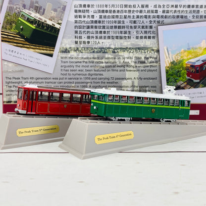 Tiny 微影 The Peak Tram 4th and 5th Generation Models 山頂纜車 第四及第五代套裝（連兩個斜台）ATBS130