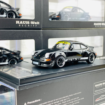 MODEL COLLECT 1/64 Porsche RWB 930 Ducktail Wing Black MC640002F
