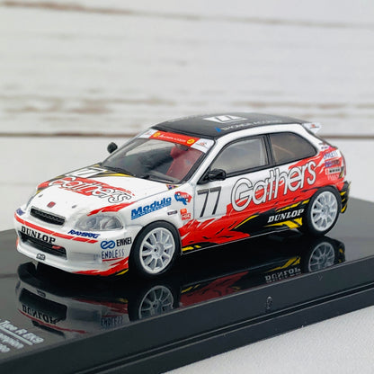 Tarmac Works 1/64 Honda Civic Type R EK9 Super Taikyu 1998 ST-4 Champion Gathers livery #77 T64–010-GR