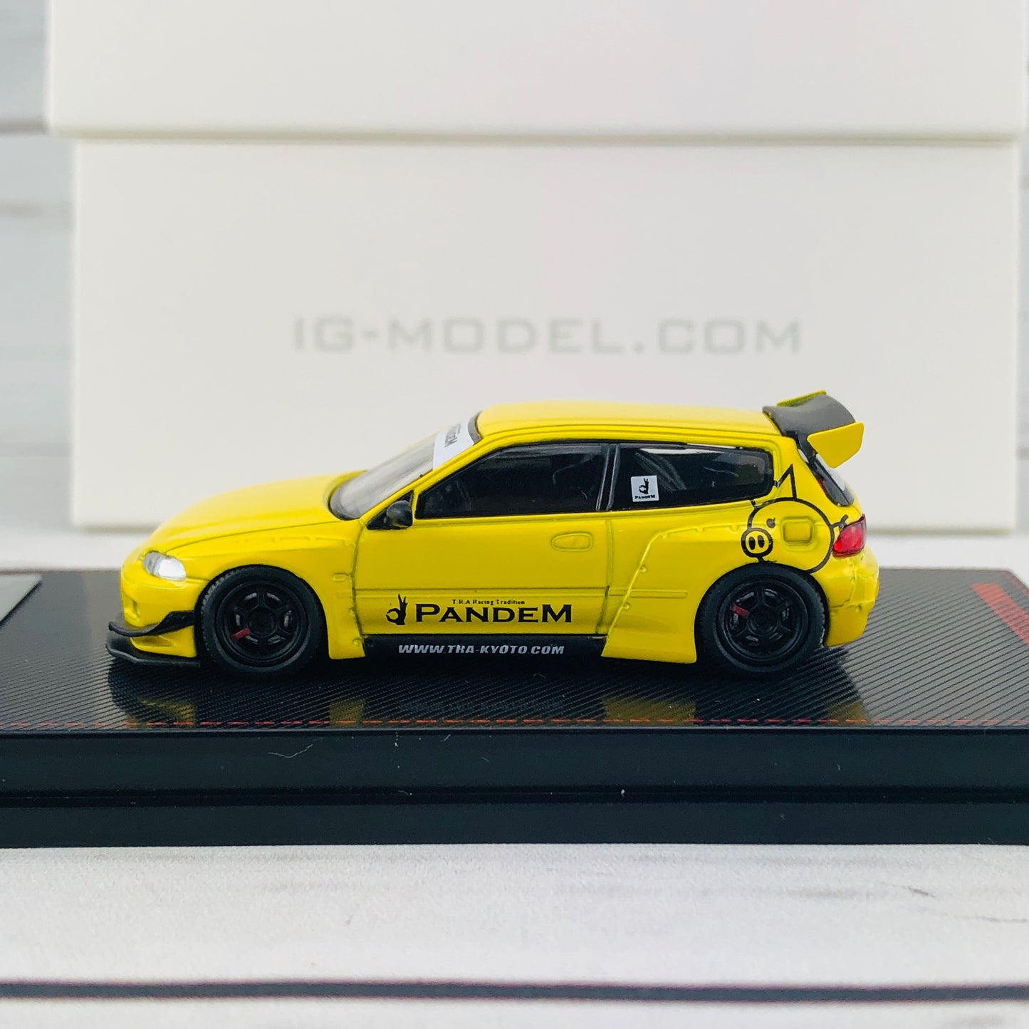 Ignition Model 1/64 Pandem Civic (EG6) Yellow 1416