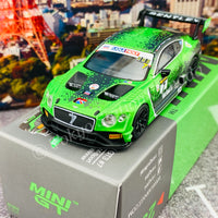 MINI GT 1/64 Bentley Continental GT3 #7 2020 Liqui-Moly Bathurst 12 Hrs Winner Bentley Team M-Sport RHD MGT00238-R