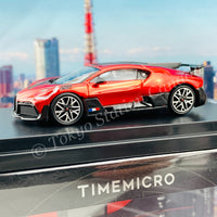 TIME MICRO x Bburago 1/64 Bugatti DIVO Red