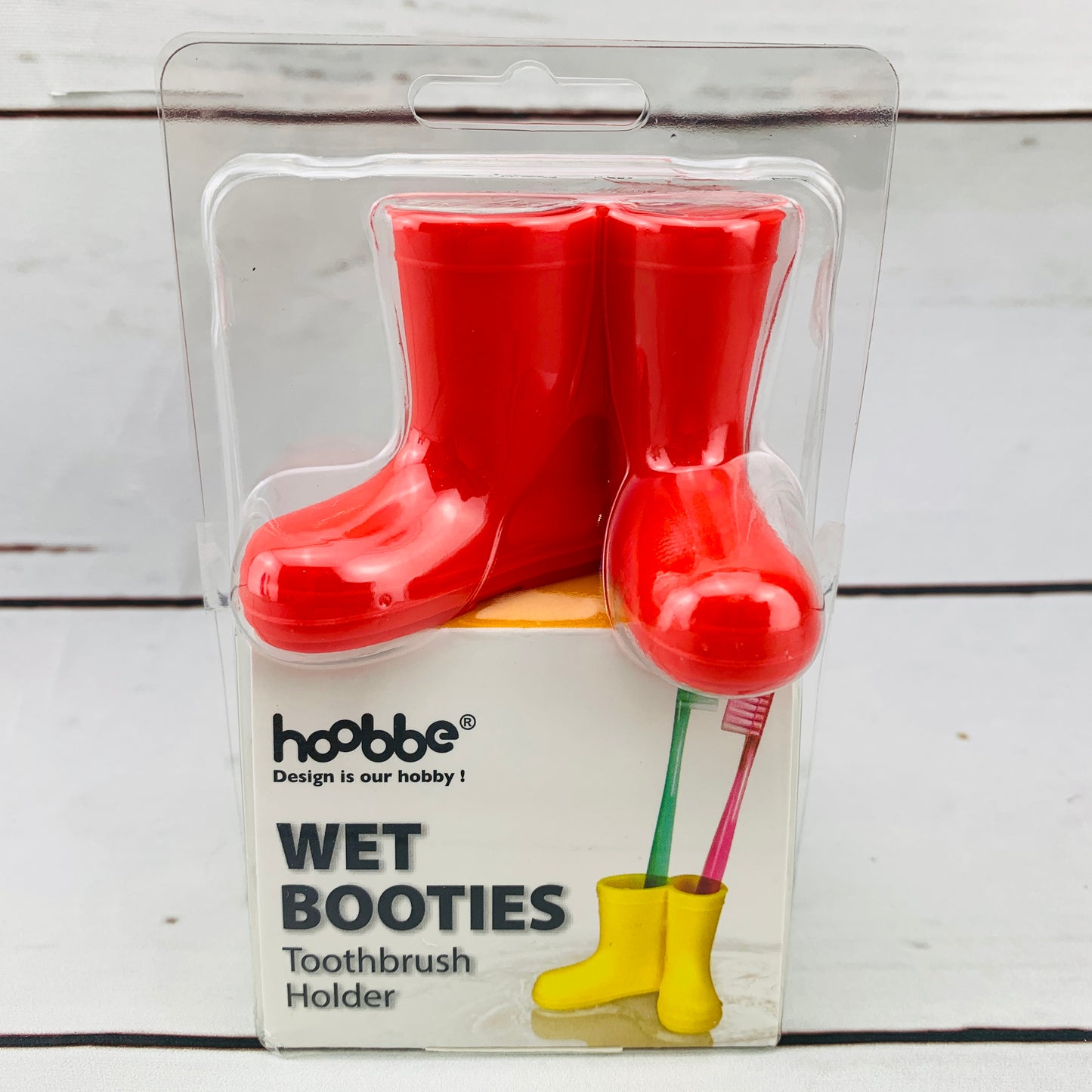 hoobbe® Wet Booties Toothbrush Holder - Red 30089