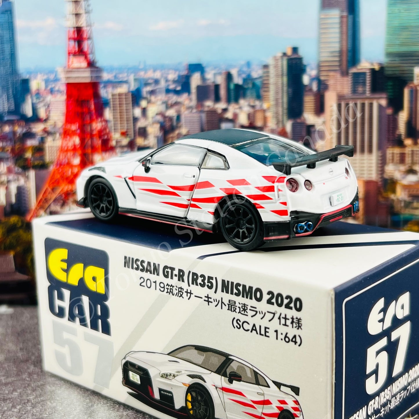ERA CAR 1/64 Nissan GTR (R35) NISMO 2020 Tsukuba Fastest Lap 2019 (4897099931874)
