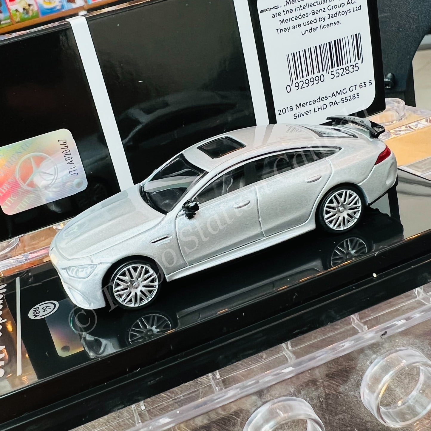 PARA64 1/64 2018 Mercedes-AMG GT 63 S Silver LHD PA-55283