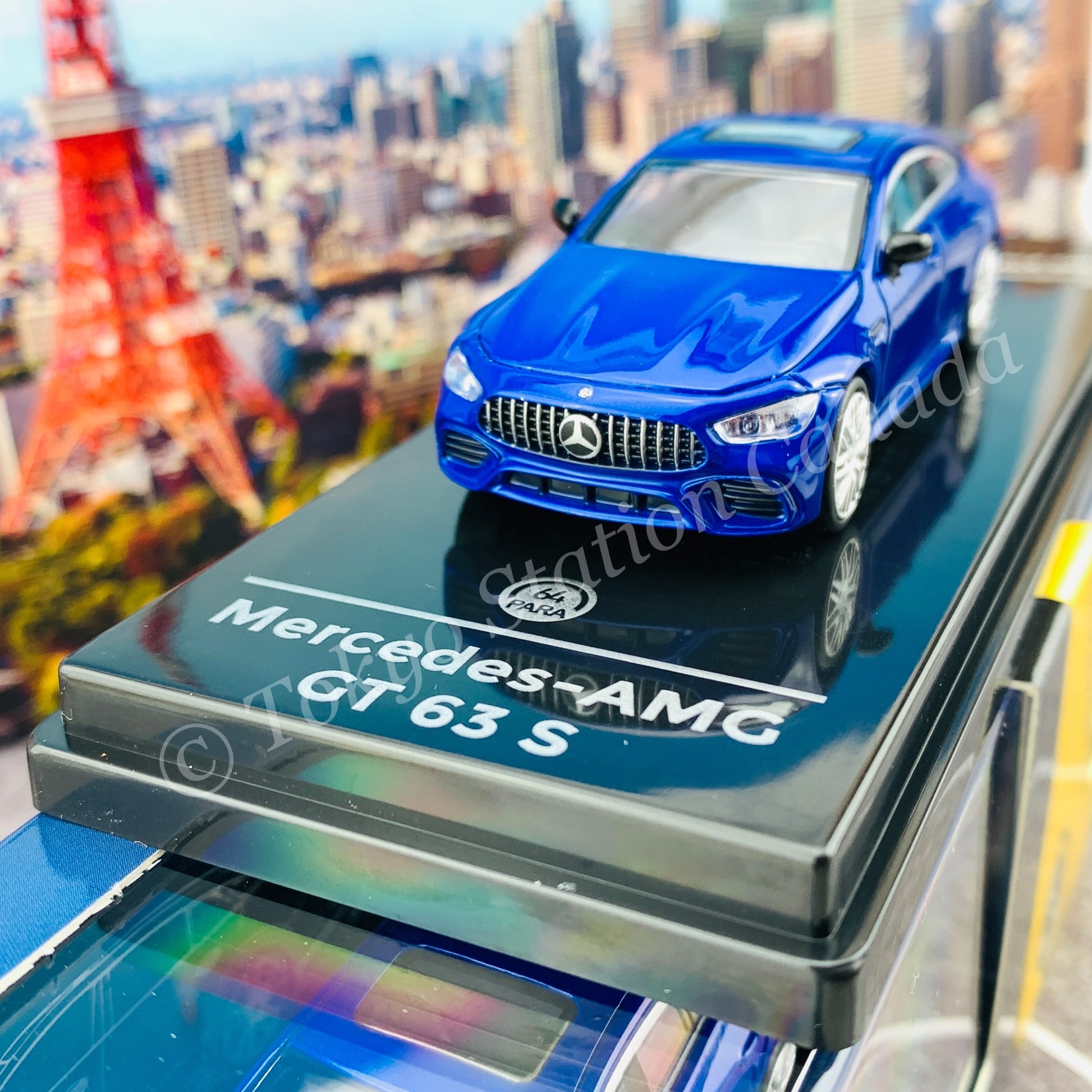 PARA64 1/64 Mercedes-AMG GT 63 S - Metallic Blue LHD PA-55281
