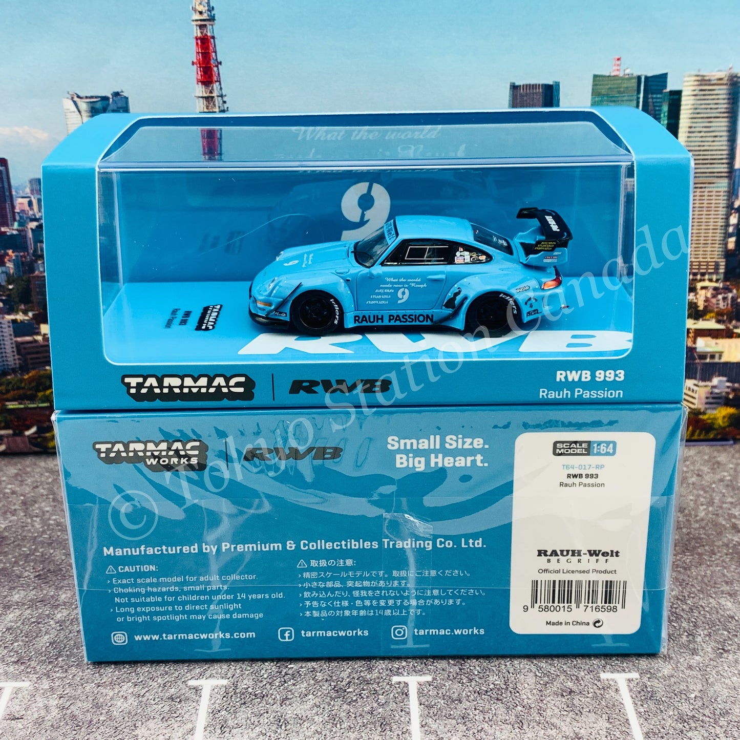 TARMAC WORKS 1/64 HOBBY64 RWB 993 Rauh Passion T64-017-RP