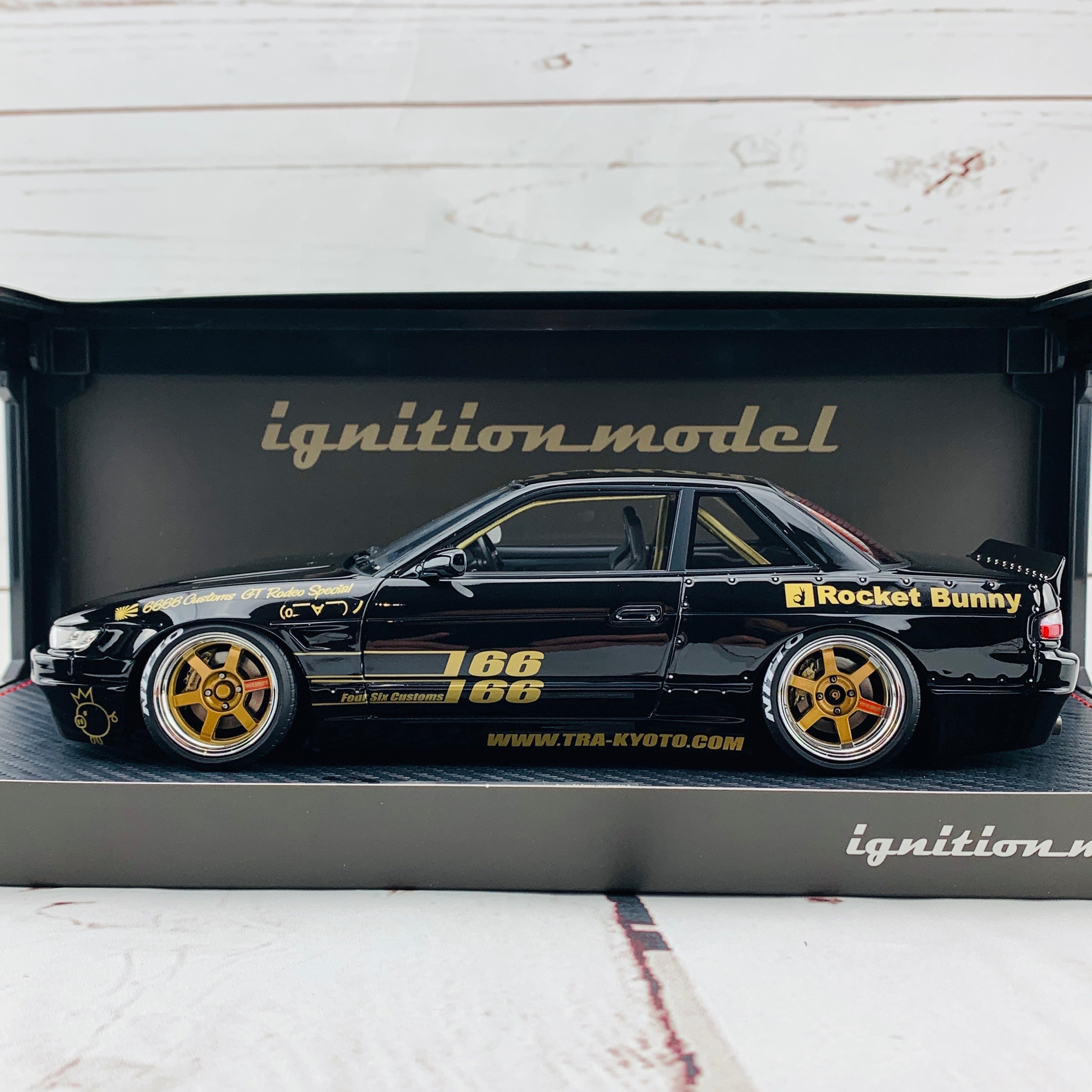 1/18 Rocket Bunny S13 V1 ブラック Rocket Bunny S13 V1 Black | PANDEM Lab