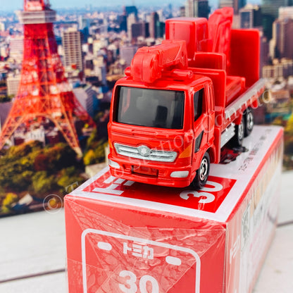 TOMICA 30 Hino Ranger Heavy Construction Machinery Transporter