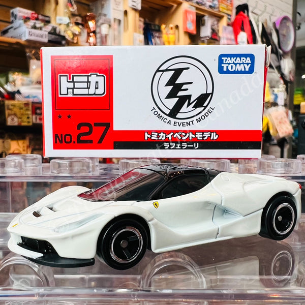 Tomica Event Model No. 27 La Ferrari White 4904810617310