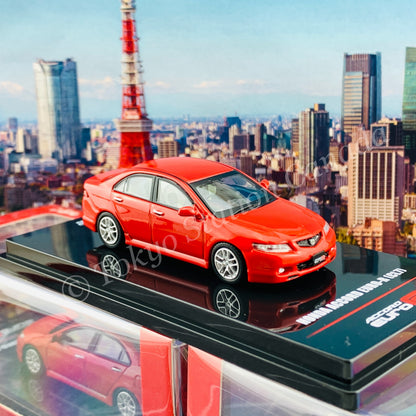 INNO64 1/64 HONDA ACCORD Euro-R CL7 Milano Red With extra wheels and Decals IN64-CL7-RED
