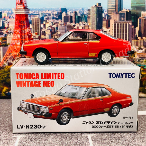 Tomytec Tomica Limited Vintage Neo 1/64 Nissan Skyline HT 2000 Turbo GT-ES (Red) LV-N230b