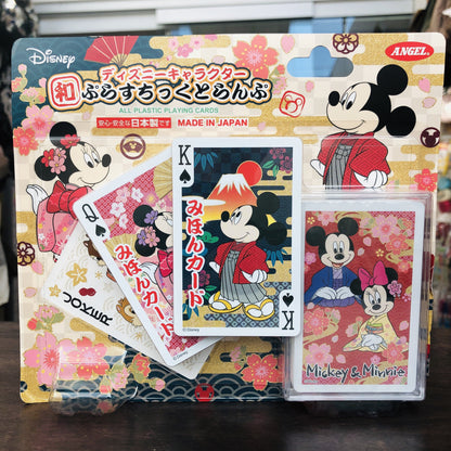 Mickey & Minnie Kimono Playing Cards by ANGEL Made in Japan SPMMJP4