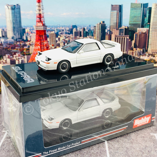 HOBBY JAPAN 1/64 Toyota SUPRA (A70) 2.5GT TWIN TURBO CUSTOMIZE VERSION SUPER WHITE IV HJ641026CW