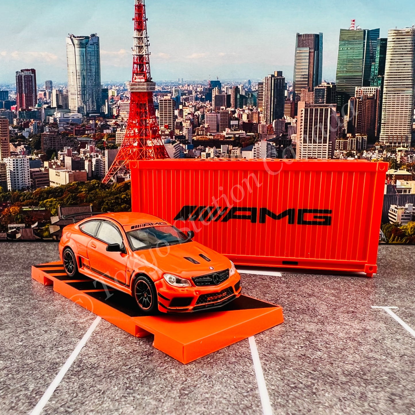TARMAC WORKS GLOBAL64 1/64 Mercedes-Benz C63 AMG Black Series Orange T64G-009-OR