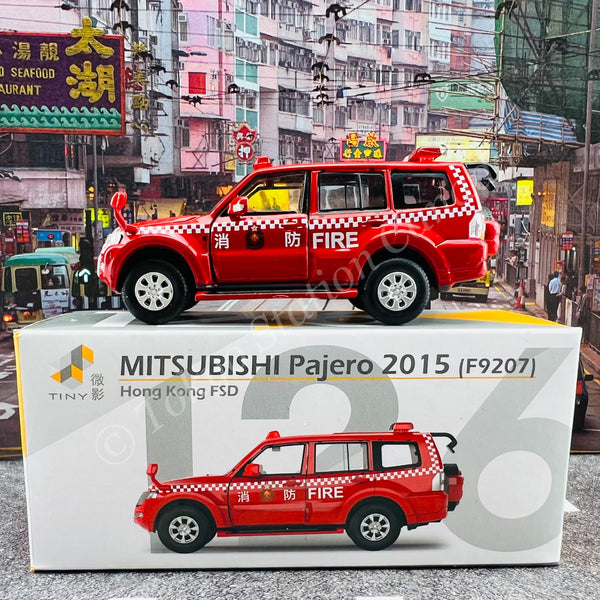 TINY 微影 126 Mitsubishi Pajero 2015 Hong Kong Fire Services Department  (F9207) ACT64931