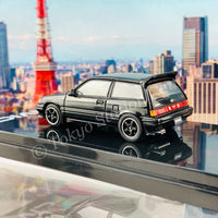 HOBBY JAPAN 1/64 Honda CIVIC Si (AT) 1984 Customized Version Black HJ641029CBK